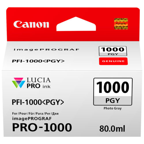 CANON 2LB PFI-1000pgy Ink Photo gray standard capacity 80ml 1-pack iPF1000