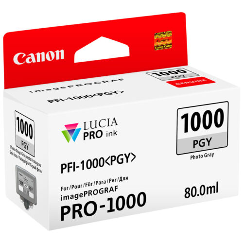 CANON 2LB PFI-1000pgy Ink Photo gray standard capacity 80ml 1-pack iPF1000