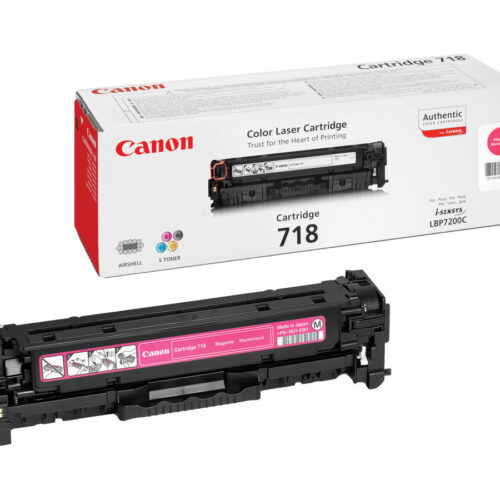 CANON 718 cartouche de toner magenta capacité standard 2.900 pages pack de 1