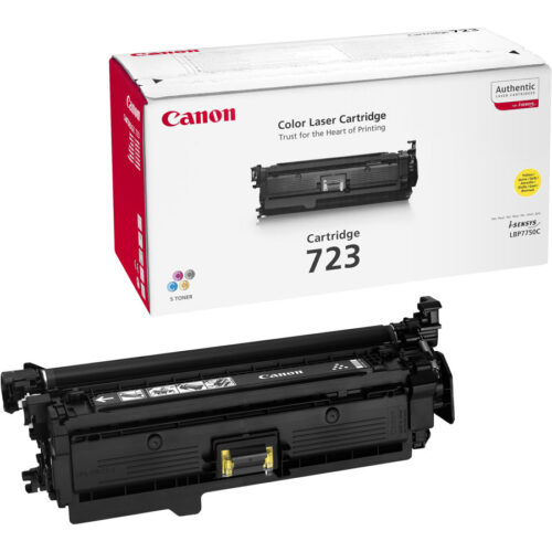 CANON 723 cartouche de toner jaune capacité standard 8.500 pages pack de 1