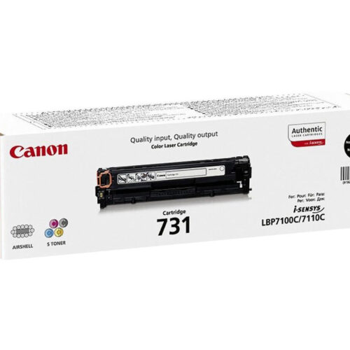 CANON 731-BK cartouche de toner noir capacité standard 1.400 pages pack de 1