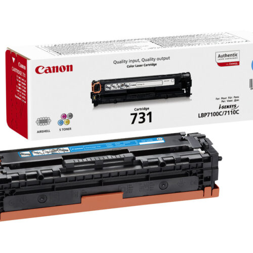 CANON 731-C cartouche de toner cyan capacité standard 1.500 pages pack de 1