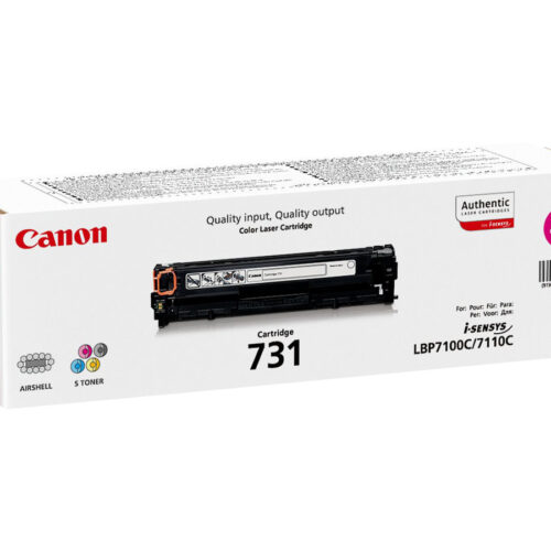 CANON 731-M cartouche de toner magenta capacité standard 1.500 pages pack de 1