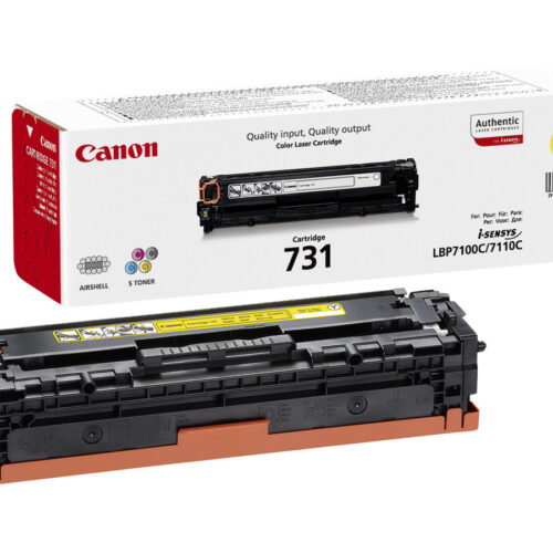 CANON 731-Y cartouche de toner jaune capacité standard 1.500 pages pack de 1
