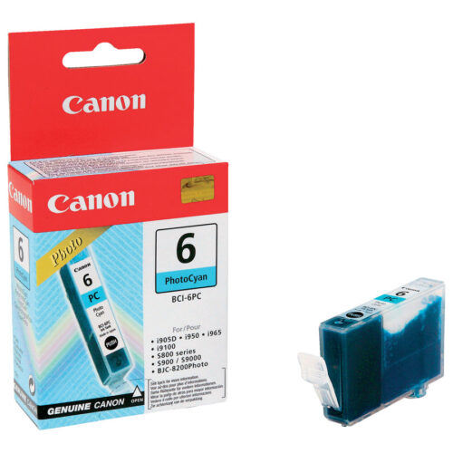 CANON BCI-6PC cartouche d encre photo cyan capacité standard 13ml pack de 1