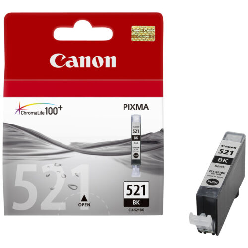 CANON CLI-521B cartouche dencre noir capacite standard 9ml 2.370 pages pack de 1