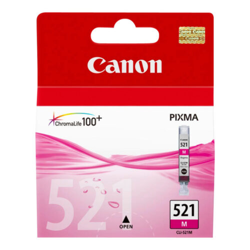 CANON CLI-521M cartouche dencre magenta capacite standard 9ml 480 pages pack de 1