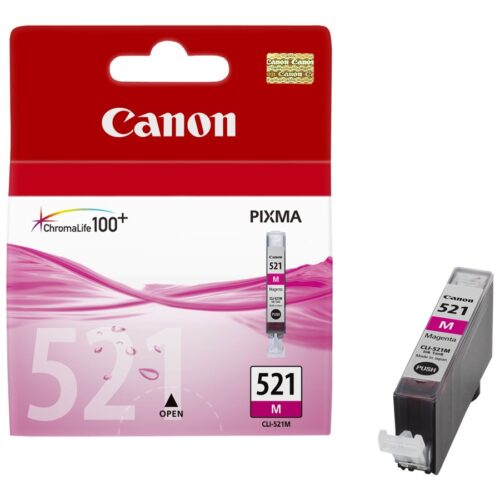 CANON CLI-521M cartouche dencre magenta capacite standard 9ml 480 pages pack de 1