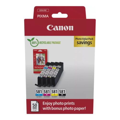 CANON CLI-581 Ink Cartridge BK/C/M/Y PHOTO