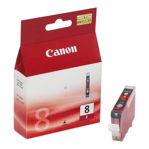 CANON CLI-8R cartouche d encre rouge capacité standard 13ml 5.790 pages pack de 1