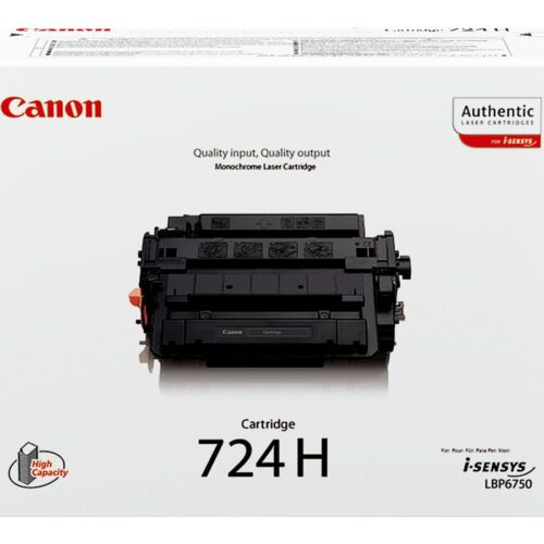 CANON CRG-724H cartouche de toner noir haute capacité 12.000 pages pack de 1