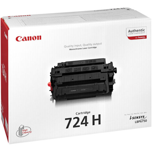 CANON CRG-724H cartouche de toner noir haute capacité 12.000 pages pack de 1