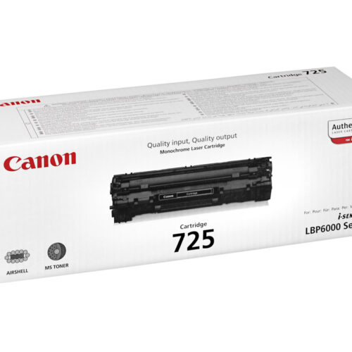 CANON CRG-725 cartouche de toner noir capacite standard 1.600 pages pack de 1