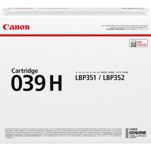 CANON CRG039H toner high capacity yield 25.000