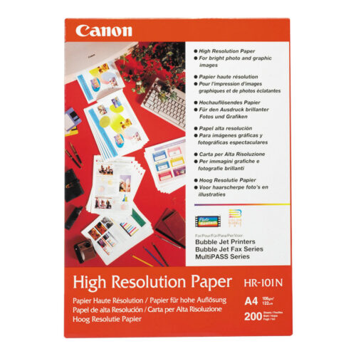 CANON HR-101 high resolution  papier inkjet 110g/m2 A4 50 feuilles pack de 1