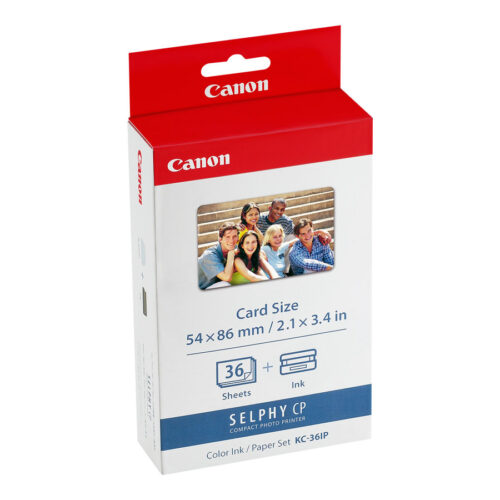 CANON KC-36IP photo  papier inkjet 54x86mm 36 feuilles pack de 10 with color ink cartouche for CP-100