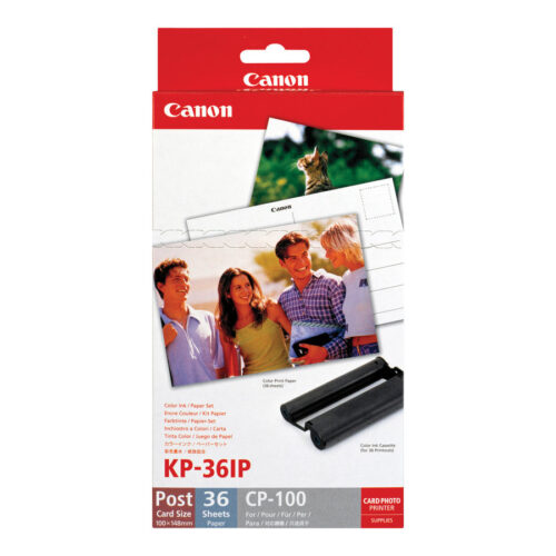 CANON KP-36IP Photo Paper 100x148mm 36sheet + color ink for Selphy CP Postcard Size