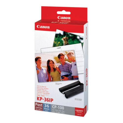 CANON KP-36IP Photo Paper 100x148mm 36sheet + color ink for Selphy CP Postcard Size
