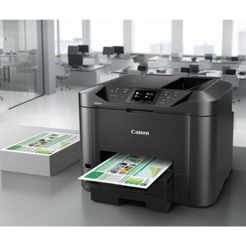 CANON MAXIFY MB5450 MFP colour ink-jet A4 210x297mm A4 22ppm copy 24 ipm print 500 sheets USB 2.0 LAN Wi-Fi USB host