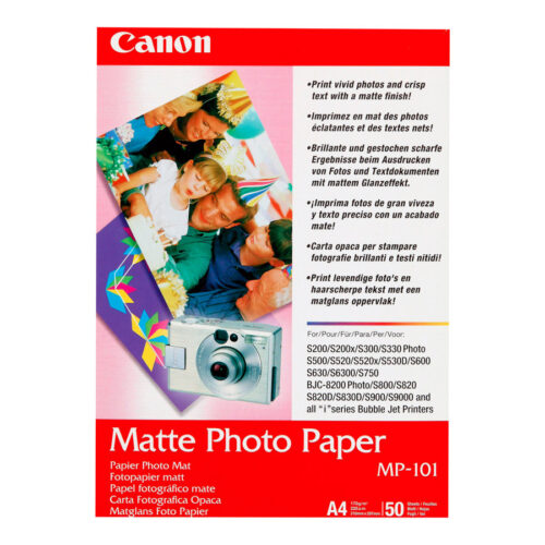 CANON MP-101 matte photo  papier 170g/m2 A4 50 feuilles pack de 1