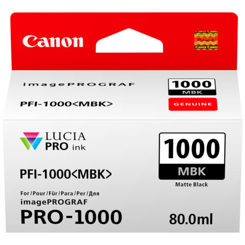 CANON PFI-1000 mat reservoir dencre noire