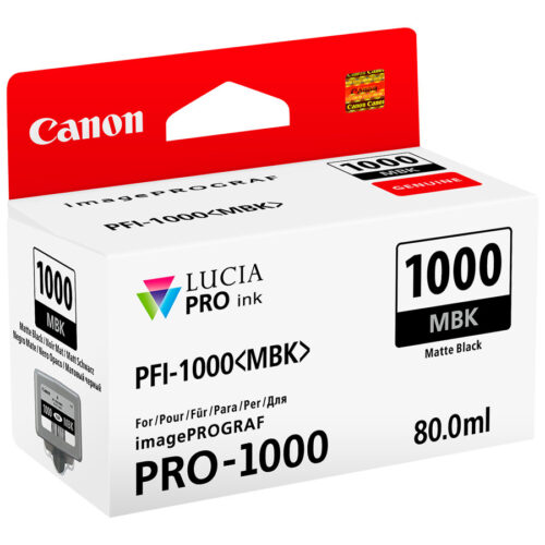 CANON PFI-1000 mat reservoir dencre noire