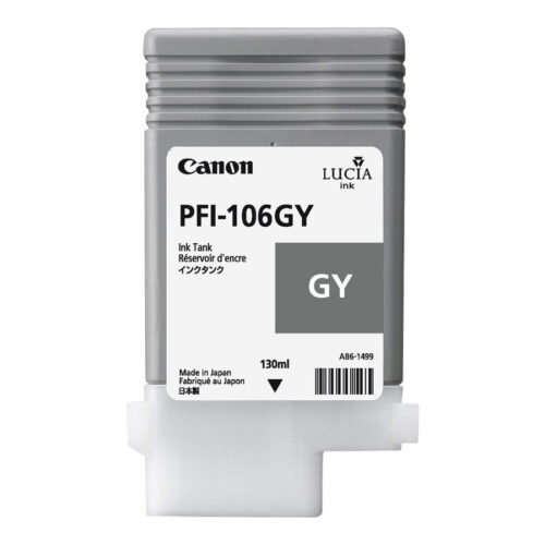 CANON PFI-106PGY cartouche dencre photo gris capacité standard 130 ml pack de 1