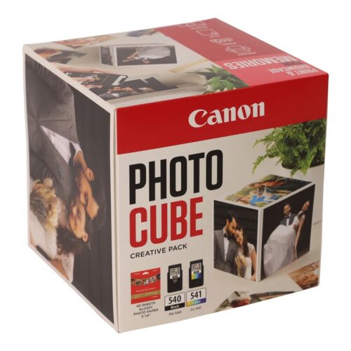 CANON PG-540/CL-541 Ink Cartridge Photo Cube Creative Pack White Pink