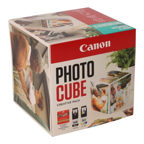 CANON PG-560/CL-561 Ink Cartridge Photo Cube Creative Pack White Blue