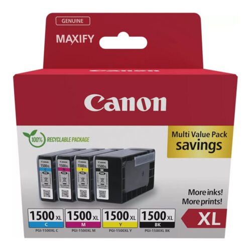 CANON PGI-1500XL Ink Cartridge BK/C/M/Y MULTI
