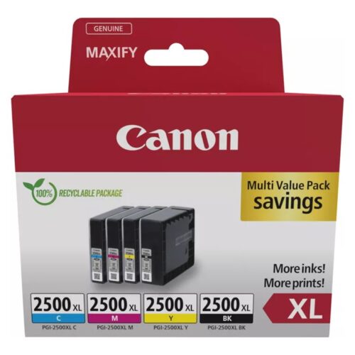 CANON PGI-2500XL Ink Cartridge BK/C/M/Y MULTI