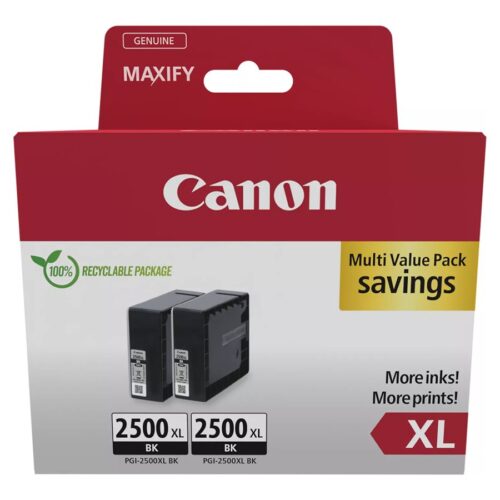 CANON PGI-2500XL Ink Cartridge BK TWIN