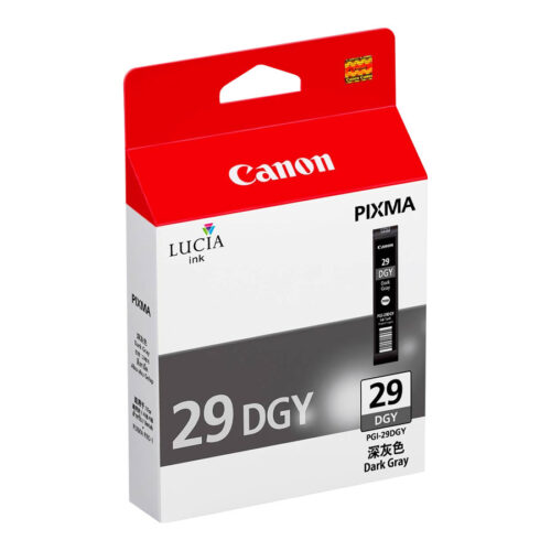 CANON PGI-29 DGY cartouche d encre gris foncè capacité standard 710 pictures pack de 1