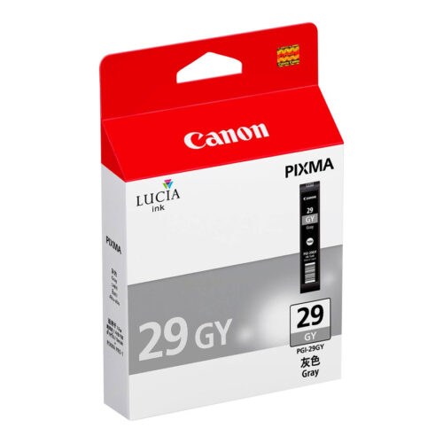 CANON PGI-29 GY cartouche d encre gris capacité standard 724 Pictures pack de 1