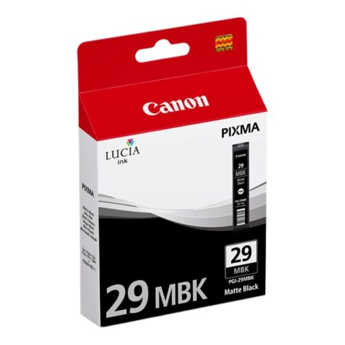 CANON PGI-29 MBK cartouche d encre noir mat capacité standard 1.900 pictures pack de 1