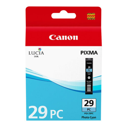 CANON PGI-29 PC cartouche d encre photo cyan capacité standard 1.445 Pictures pack de 1
