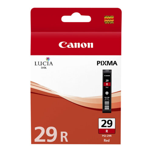 CANON PGI-29 R cartouche d encre rouge capacité standard 2.370 pictures pack de 1