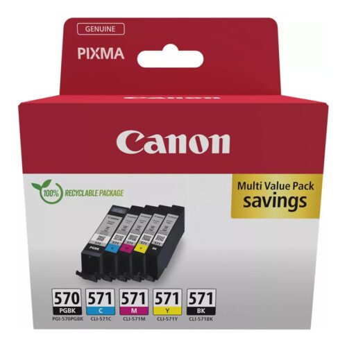 CANON PGI-570/CLI-571 Ink Cartridge PGBK/C/M/Y/BK