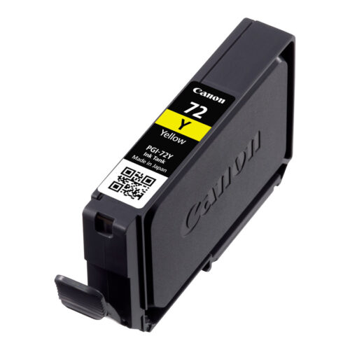CANON PGI-72 Y cartouche d encre jaune capacité standard 380 photos pack de 1