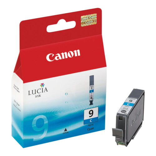 CANON PGI-9C cartouche d encre cyan capacité standard 14ml 1.295 pages pack de 1