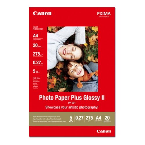 CANON PP-201 plus photo  papier inkjet 260g/m2 A4 20 feuilles pack de 1