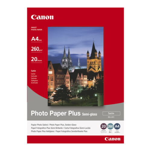 CANON SG-201 semi brillant photo  papier inkjet 260g/m2 4×6 inch 50 feuilles pack de 1