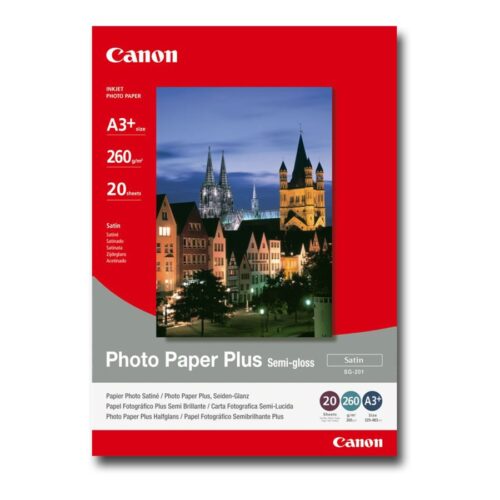 CANON SG-201 semi brillant photo  papier inkjet 260g/m2 A3+ 20 feuilles pack de 1