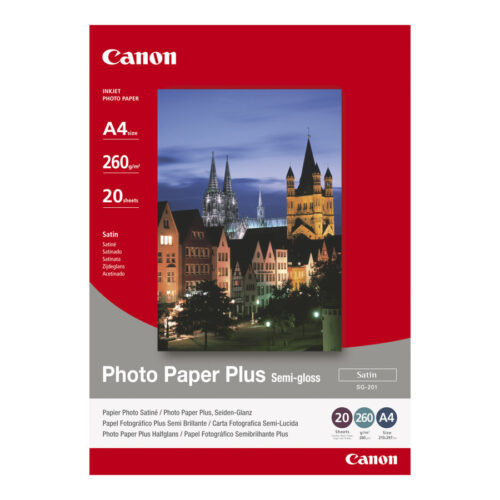 CANON SG-201 semi brillant photo  papier inkjet 260g/m2 A3+ 20 feuilles pack de 1