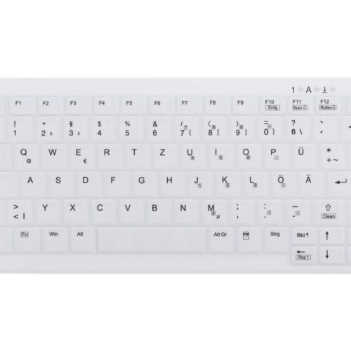 CHERRY AK-C4110F-FU1-W/FR Wireless keyboard compact without numpad washable USB white (FR)