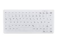 CHERRY AK-C4110F-FU1-W/FR Wireless keyboard compact without numpad washable USB white (FR)