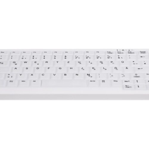 CHERRY AK-C4110F-U1-W/FR Wired keyboard compact without numpad washable USB white (FR)