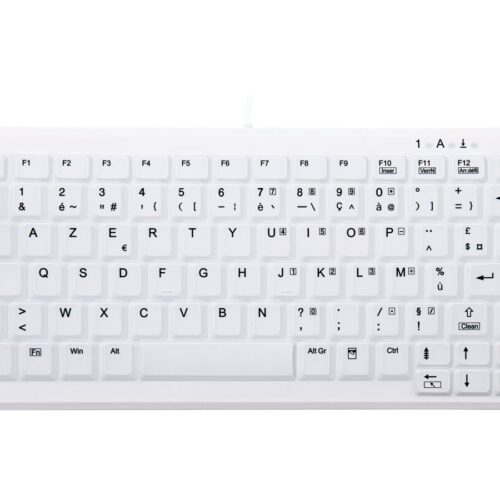 CHERRY AK-C4110F-US-W/FR Wired keyboard compact without numpad waterproof IP68 USB white (FR)