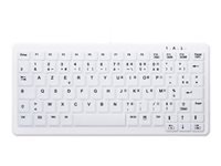 CHERRY AK-C4110F-US-W/FR Wired keyboard compact without numpad waterproof IP68 USB white (FR)
