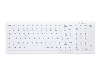 CHERRY AK-C7000F-FU1-W/FR Wireless keyboard compact with numpad washable USB white (FR)